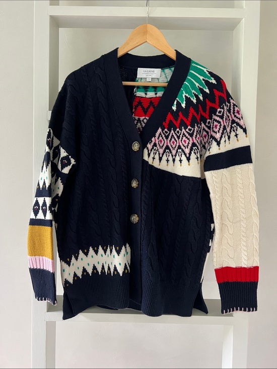 La Ligne Other - RARE La Ligne La Ligne Courchevel Alpine Merino Wool Cardigan